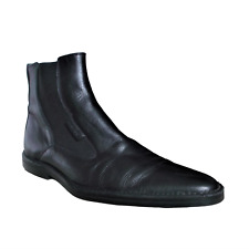 Dior Homme Men's Black All Leather Pull On Chelsea Boots Size EU 41 UK 8
