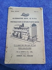 ORIGINAL LISTER Alternator set