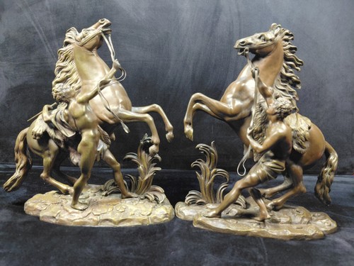 Antique pair french - pair, bronze