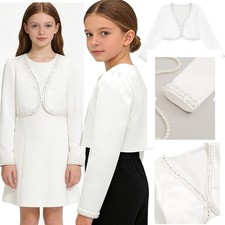 UK Girl Satin Beaded Open