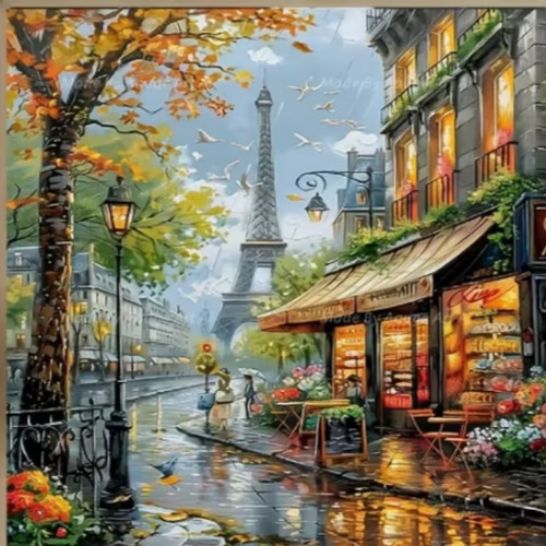 Diamond painting paris - 5d,