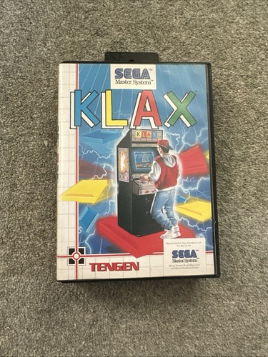 Sega master system klax game - master,