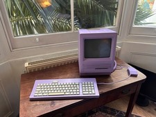 Vintage Apple Macintosh SE (1987) CUSTOM Lavender edition - fully working 