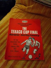 AIRDRIE (scotland)   v  DERBY