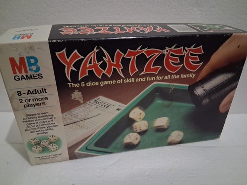 Vintage 1982 yahtzee - vintage, mb