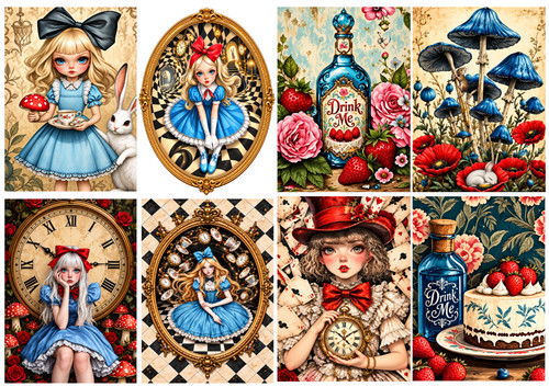 Whimsical alice wonderland - whimsical,