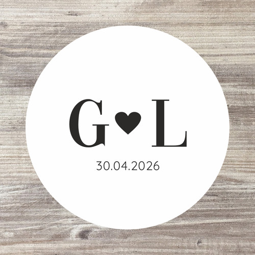 Personalised wedding stickers - personalised,