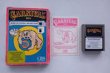 CARNIVAL SEGA CBS ELECTRONICS VIDEO GAME CARTRIDGE FOR ATARI COMPLETE WORKING