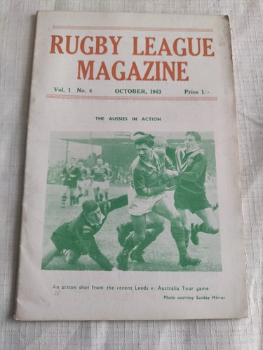 Oct 1963 rugby league - oct, magazine