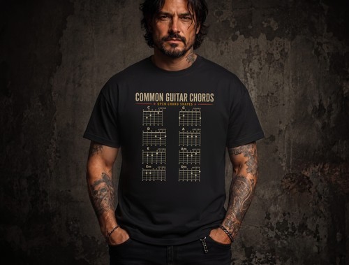 Common guitar chords shirt - guitar,