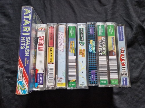 Atari bit cassette games - atari,