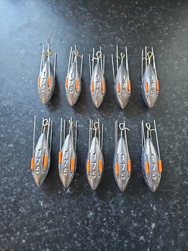 Sea fishing weights 6oz x10 - sea,