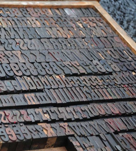 Letterpress wood printing - letterpress,