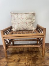 Vintage 1970s Bamboo Stool