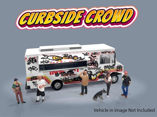 Curbside crowd pc diecast - crowd",