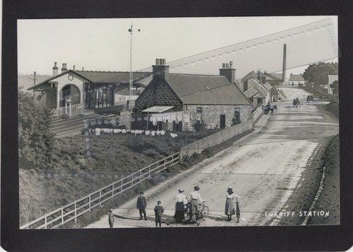 Turriff railway station - railway,
