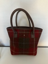 Joules Tweed Handbag Tartan Check