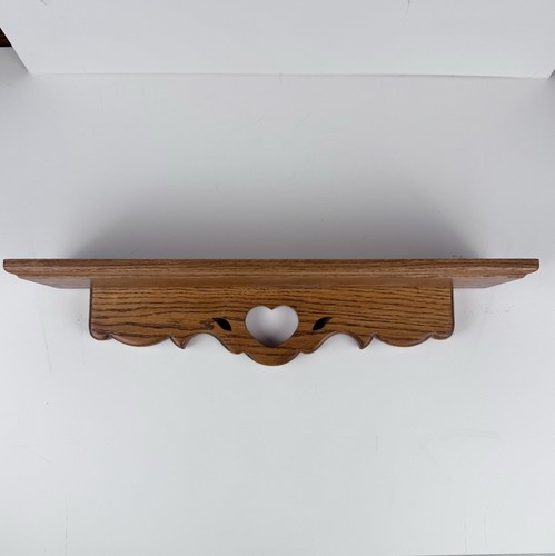 Oak heart cutout - cutout, shelf