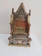 VINTAGE SOLID BRASS KING