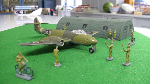 Gloster meteor model built - model, &