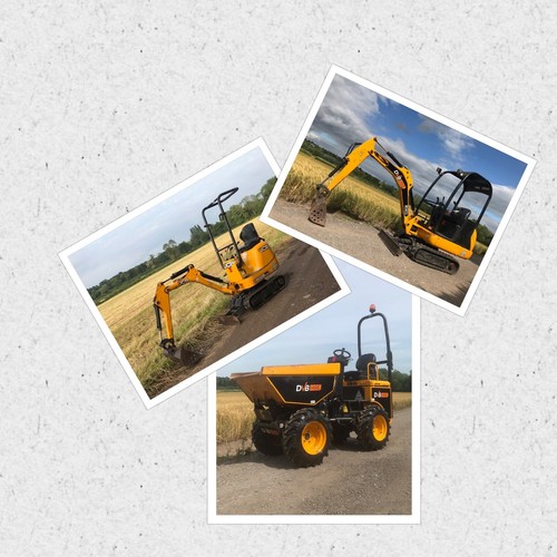 Mini digger dumper - digger,