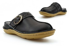 Womens Leather Sandals Clogs