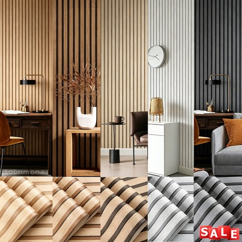 Wooden slat panelling - wooden,