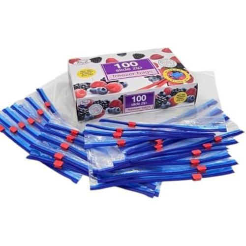 100 large slide zip freezer - 100,