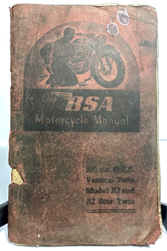 Motorcycle manual instruction
