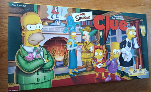 Simpsons clue cluedo - simpsons, 2000