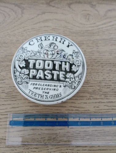 Cherry toothpaste pot lid - toothpaste,