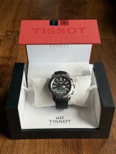 Tissot T-Touch II T047420A – Carbon Dial – Black Silicon Strap – Box & Papers