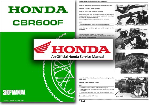 Honda cbr600f service manual - cbr600f,