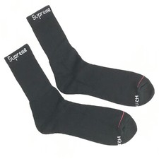 Supreme Hanes Crew Socks Black