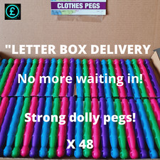 Clothes pegs strong plastic - clothes,