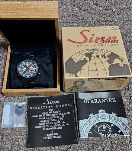 Sinn 142bs lemania 5100 - sinn,