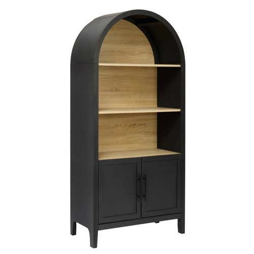 Tall arched bookcase - tall,