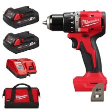 Milwaukee M18BLPDRC-202X 18V Compact brushless Combi Drill Kit 2X 2.0ah