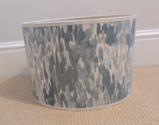 Light Shade - Ceiling - Dunelm Blue and Cream 12" Diameter