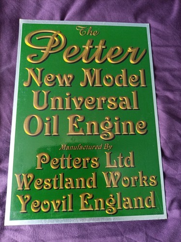 Petter new model universal - petter,