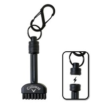 Callaway Golf Mini-Mag Magnetic Club Brush - Compact Brush, Groove Cleaner