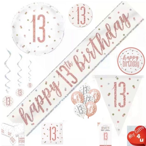Rose gold age 13th - rose,