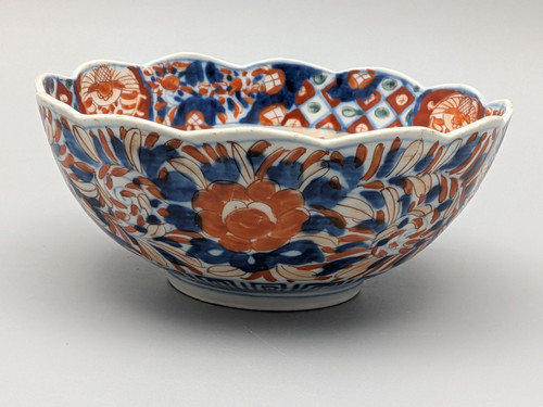 Antique japanese imari bowl - japanese,