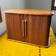 Vintage Eppco Teak Tambour
