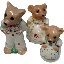 Vintage Ceramic Bear Family
