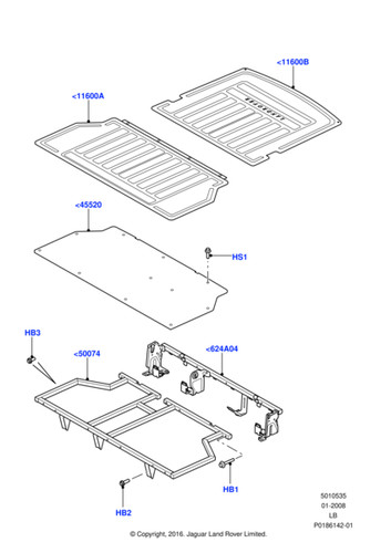 Land rover genuine - land, lr008466