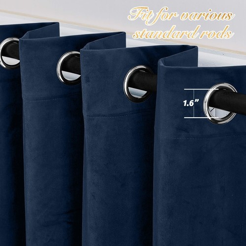Thick velvet blackout curtains - thick,