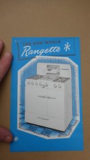 leaflet advertising New World Rangette cooker stove North Thames Gas