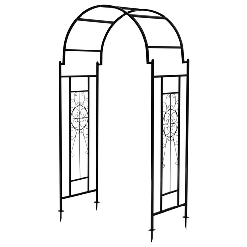 Woodside metal garden arch - woodside,