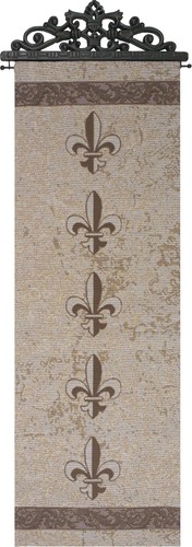 Fleur lis tapestry bell - fleur, de